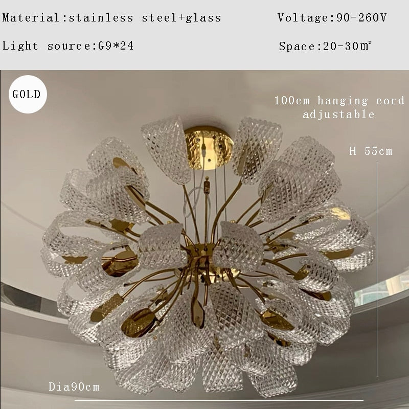 Privet Nordic Art Deco Chandelier