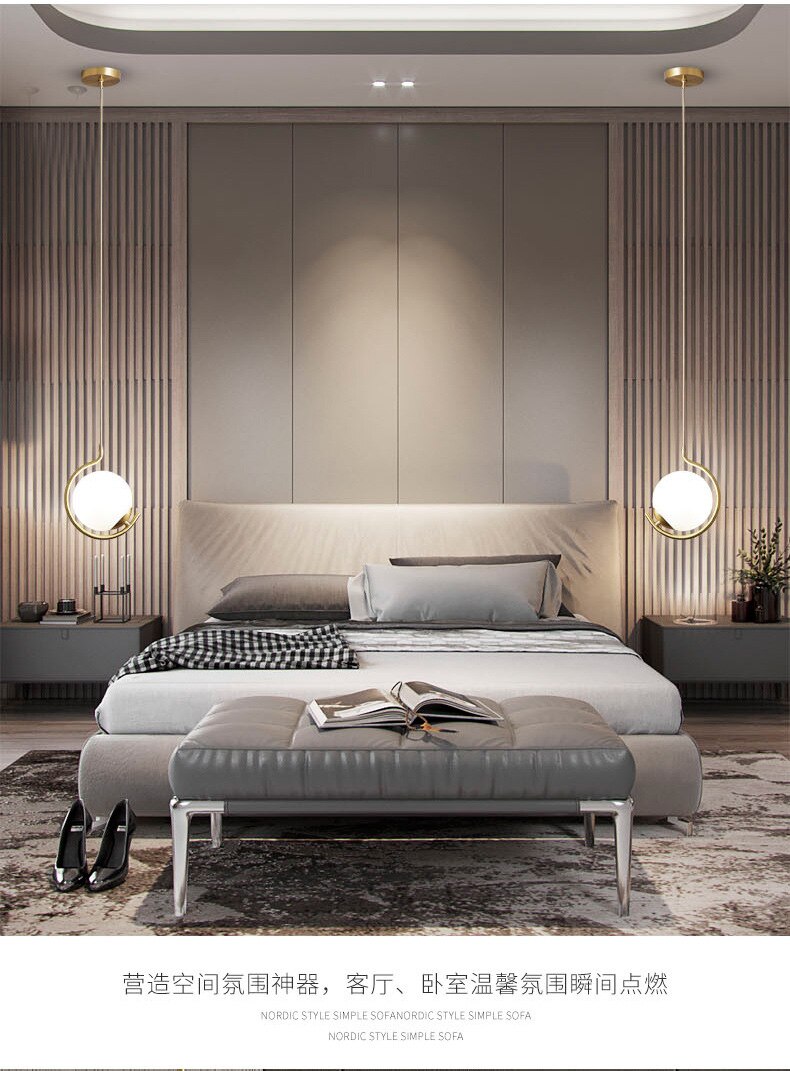 DAR Hafle - Glass Ball Modern LED Pendant Light