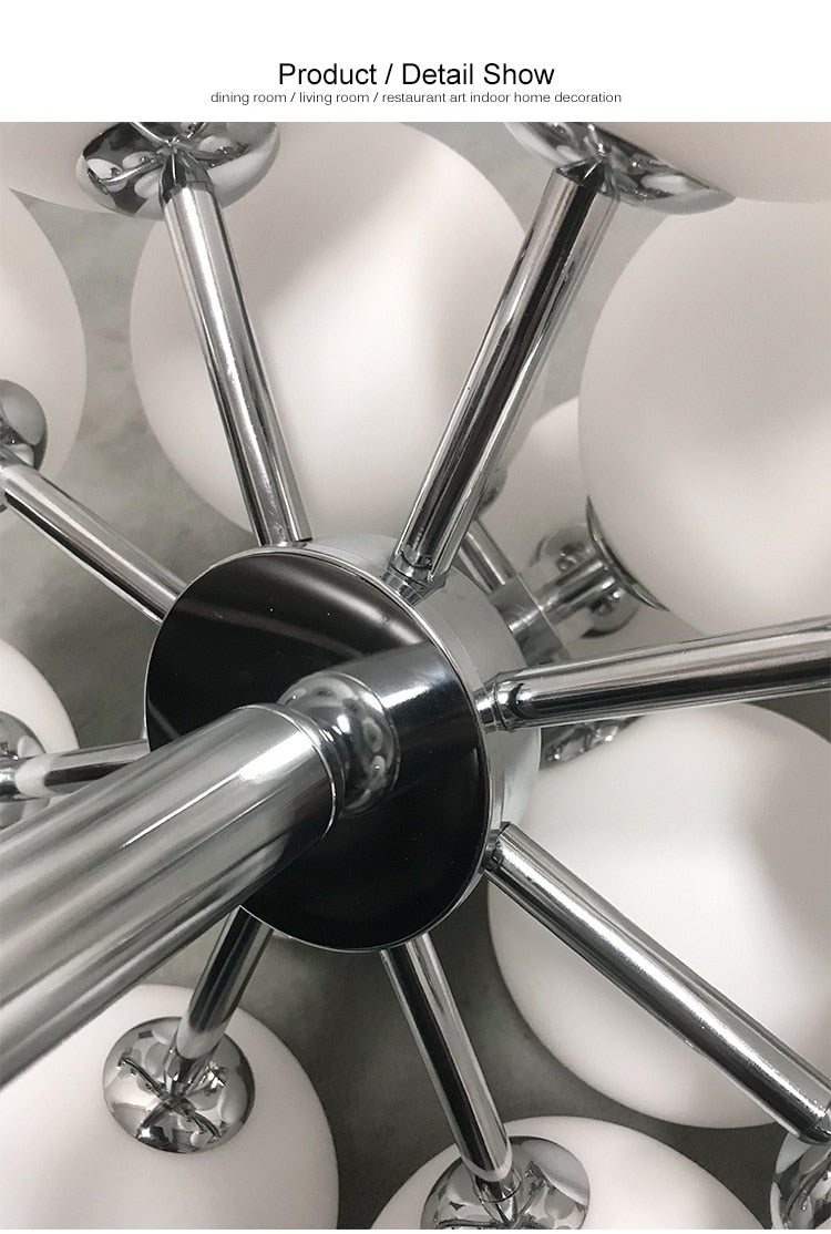 IAN Libertad modern luxury glass chandelier lighting