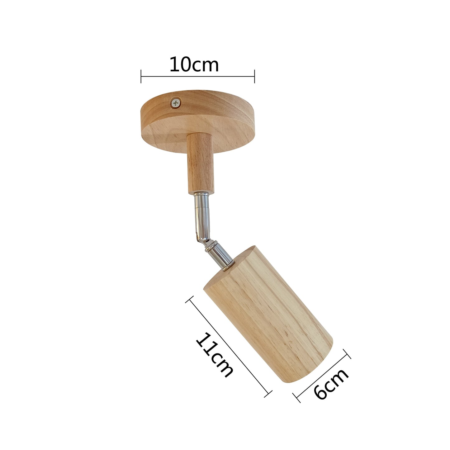 Oud Wood Modern LED Ceiling Lamp