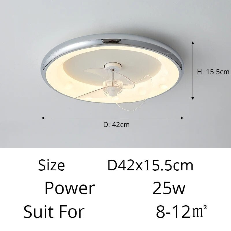 Qiyi Karamin Modern LED Ceiling Fan Controller