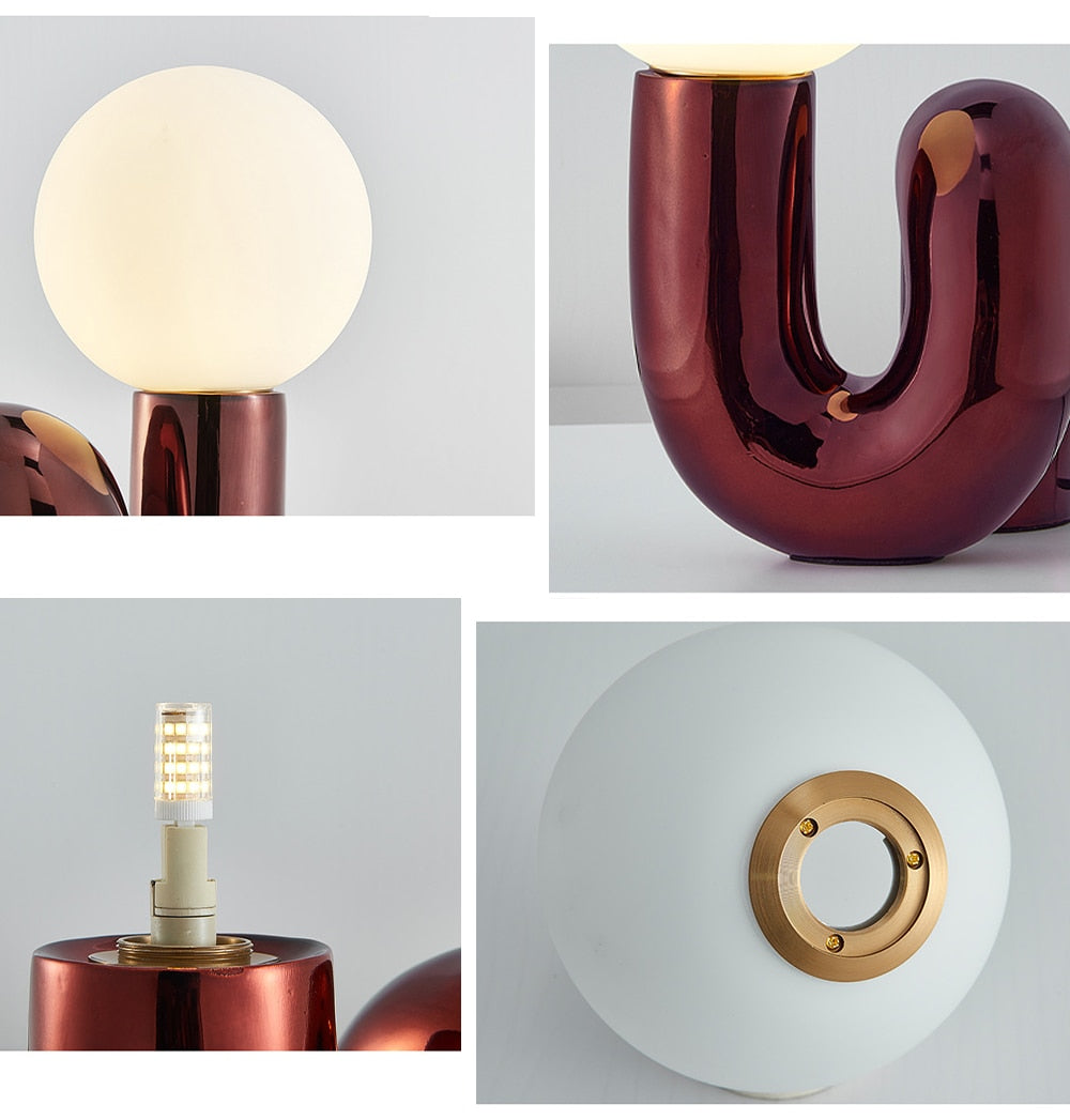 Mak 7-Style Glass Mushroom Lamp