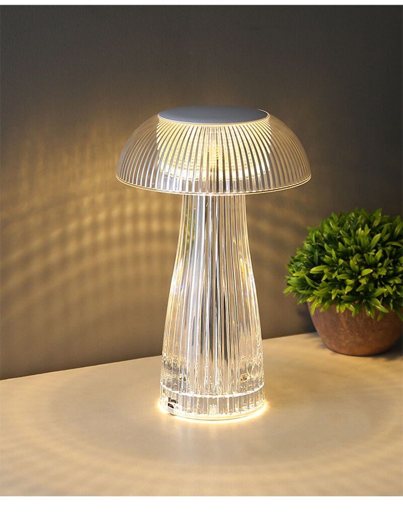 BAN Jellyfish lampshade LED night light table lamp