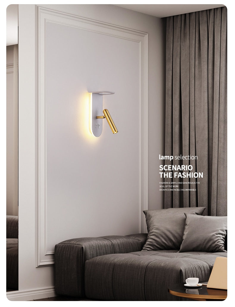 Win Nordic Flame Effect Wall Light