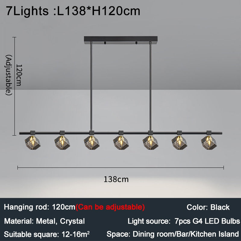 Ylk Waverly Modern Crystal Pendant