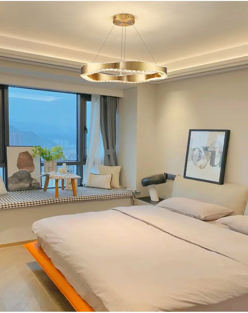 Ylk Modern Crystal Chandelier Fixture