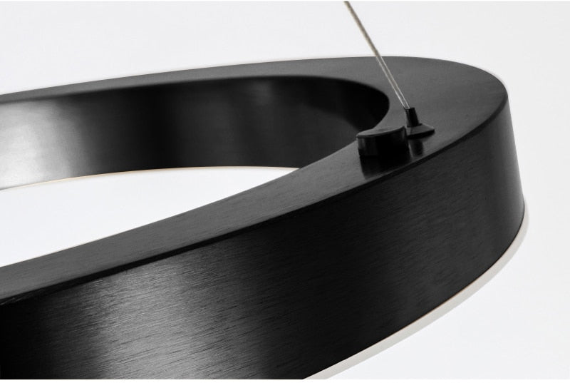 Ylk Bosque Black Ring Chandelier