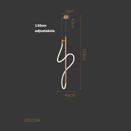 Kolia Wall/Pendant Chandelier LED Dimmable Black White Gold Chrome