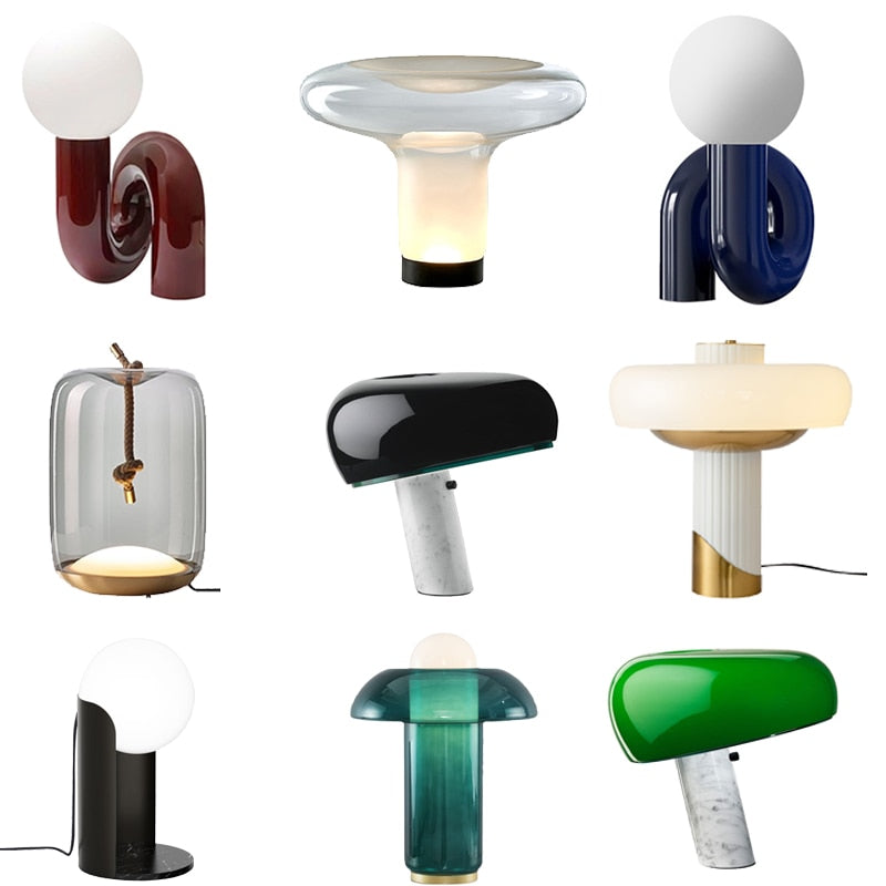 Mak 7-Style Glass Mushroom Lamp