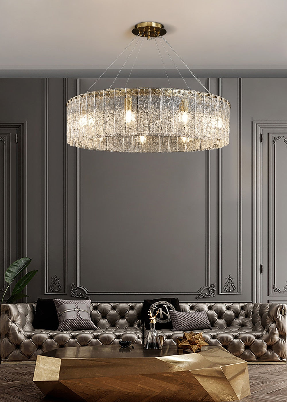 Privet Creative Glass Pendant Lamp