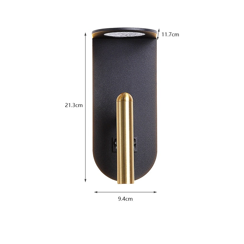 Win Nordic Flame Effect Wall Light