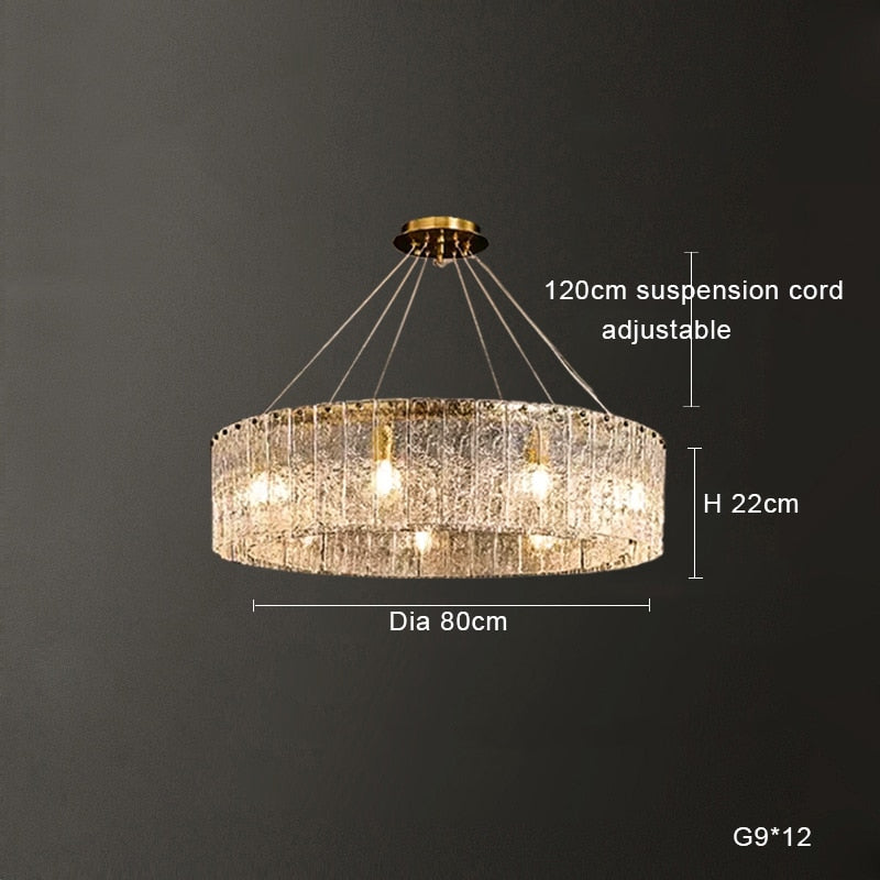 Privet Creative Glass Pendant Lamp