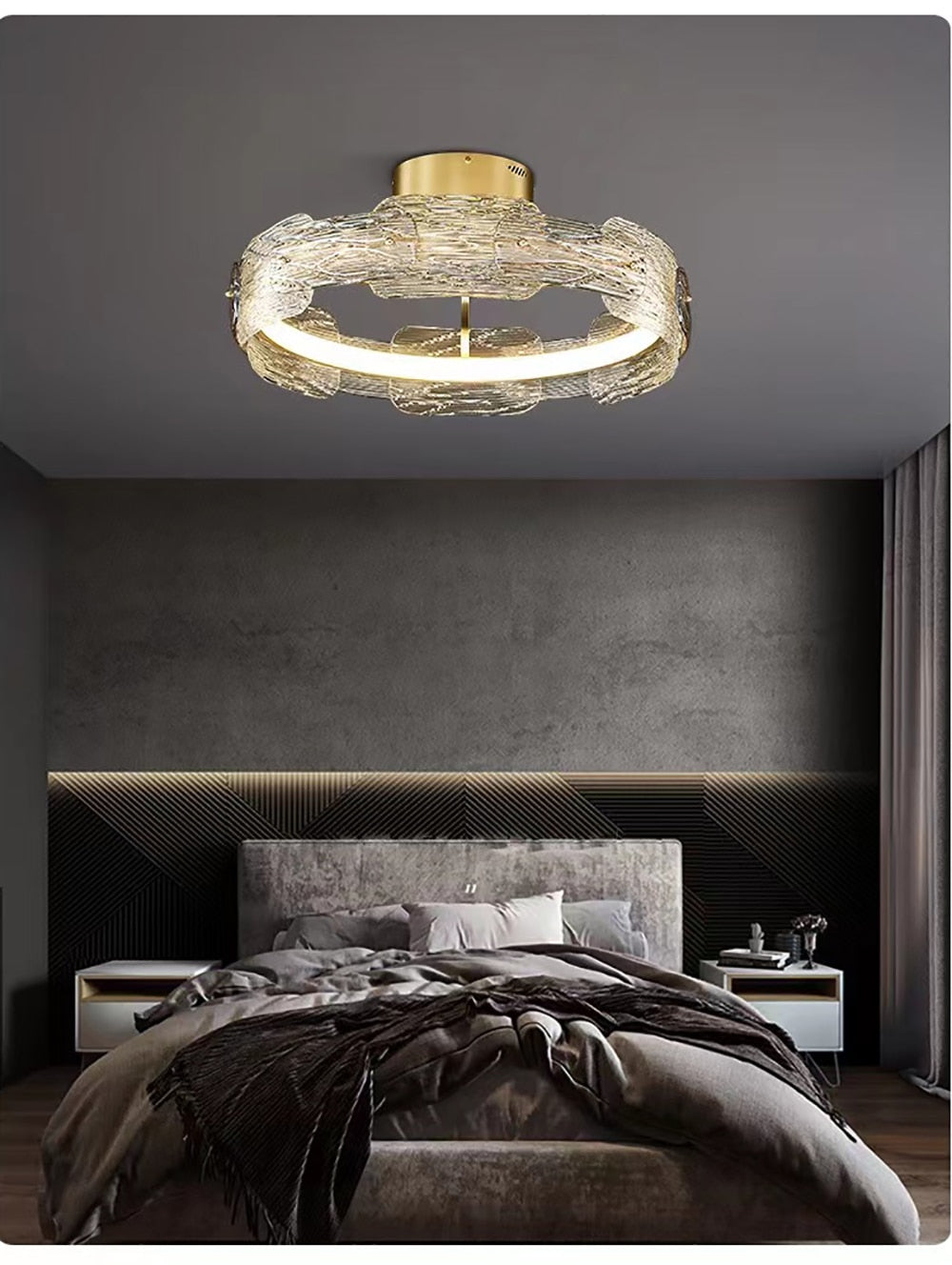 Olga Rounded Crystal Chandelier