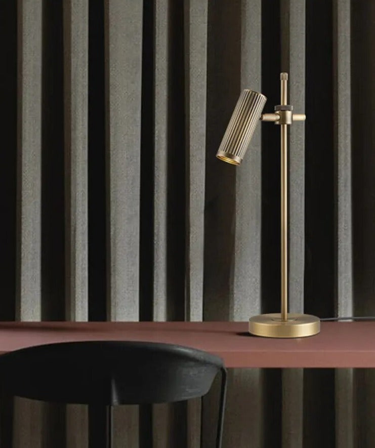 MH - All Copper Minimalist Vintage LED Table Lamp