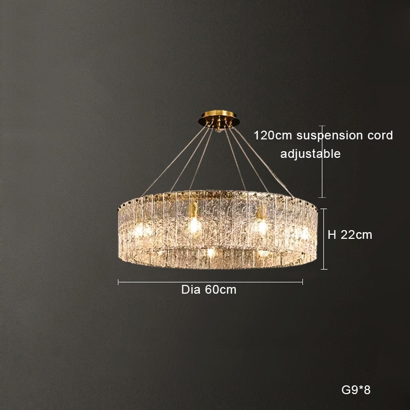 Privet Creative Glass Pendant Lamp