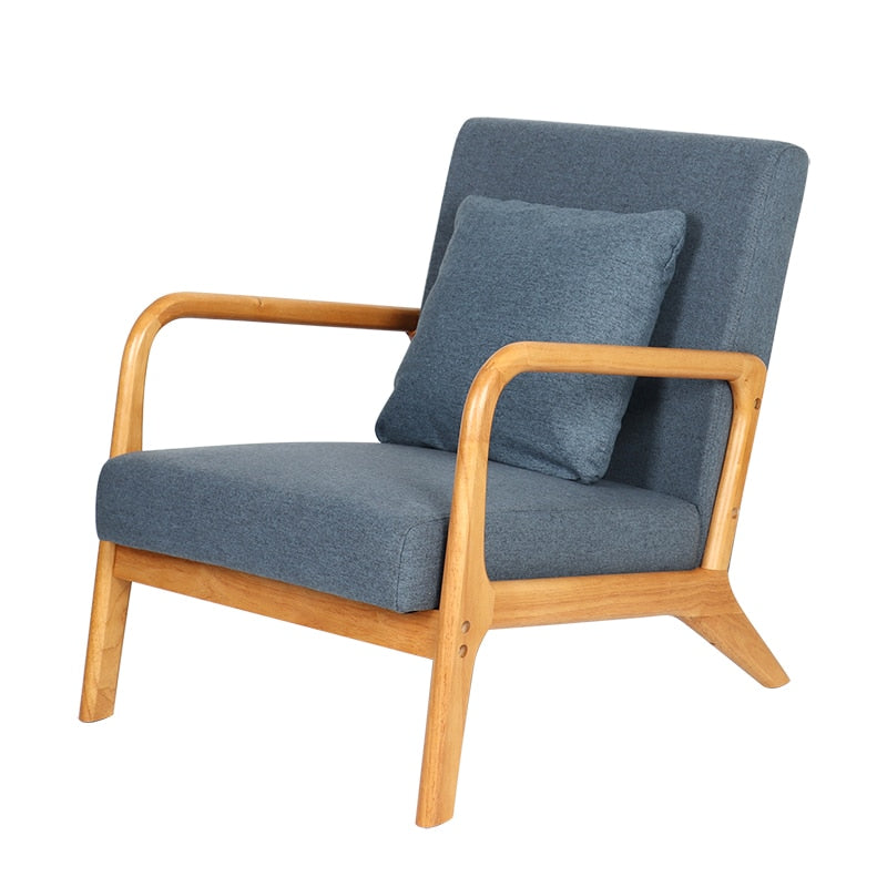 Maren - Living Room Accent Chairs Bedroom Chair Reading Armchair Indoor Wooden Chairs Reading Chair