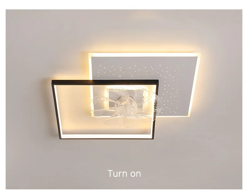Qiyi Moratie Modern Ceiling Fan Lights