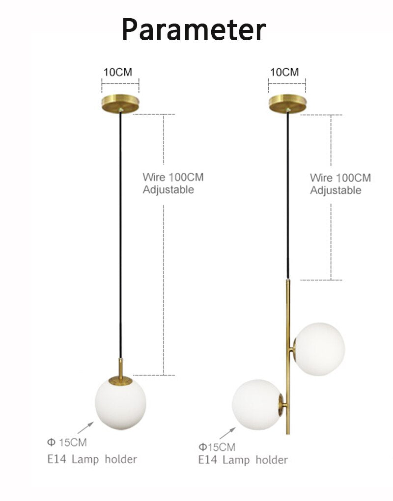 Won Creative Luxury Pendant Light