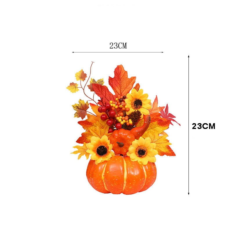 Hakon - Artificial Pumpkin Sunflower Ornament Fall Decor Sale Bedroom Decor Fall Home Decor Fall Decor 2023