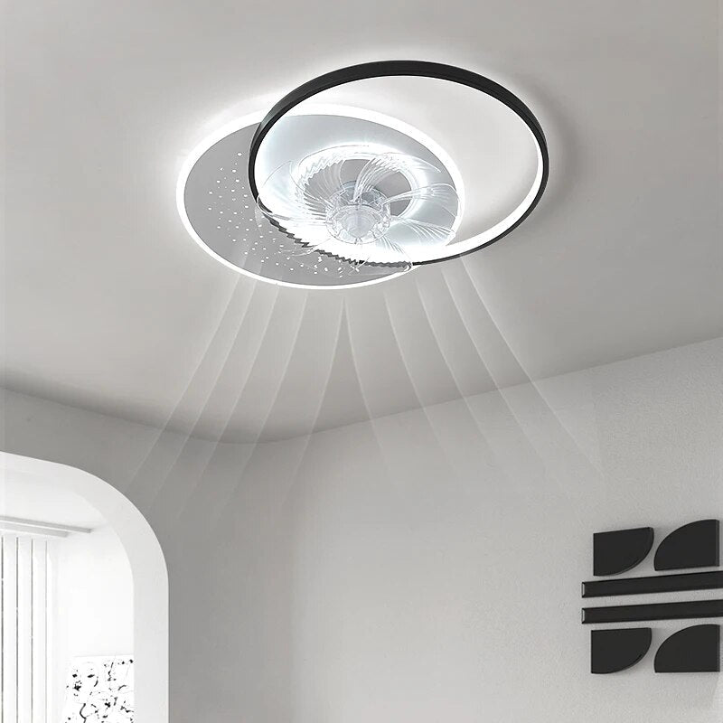 Qiyi Moratie Modern Ceiling Fan Lights