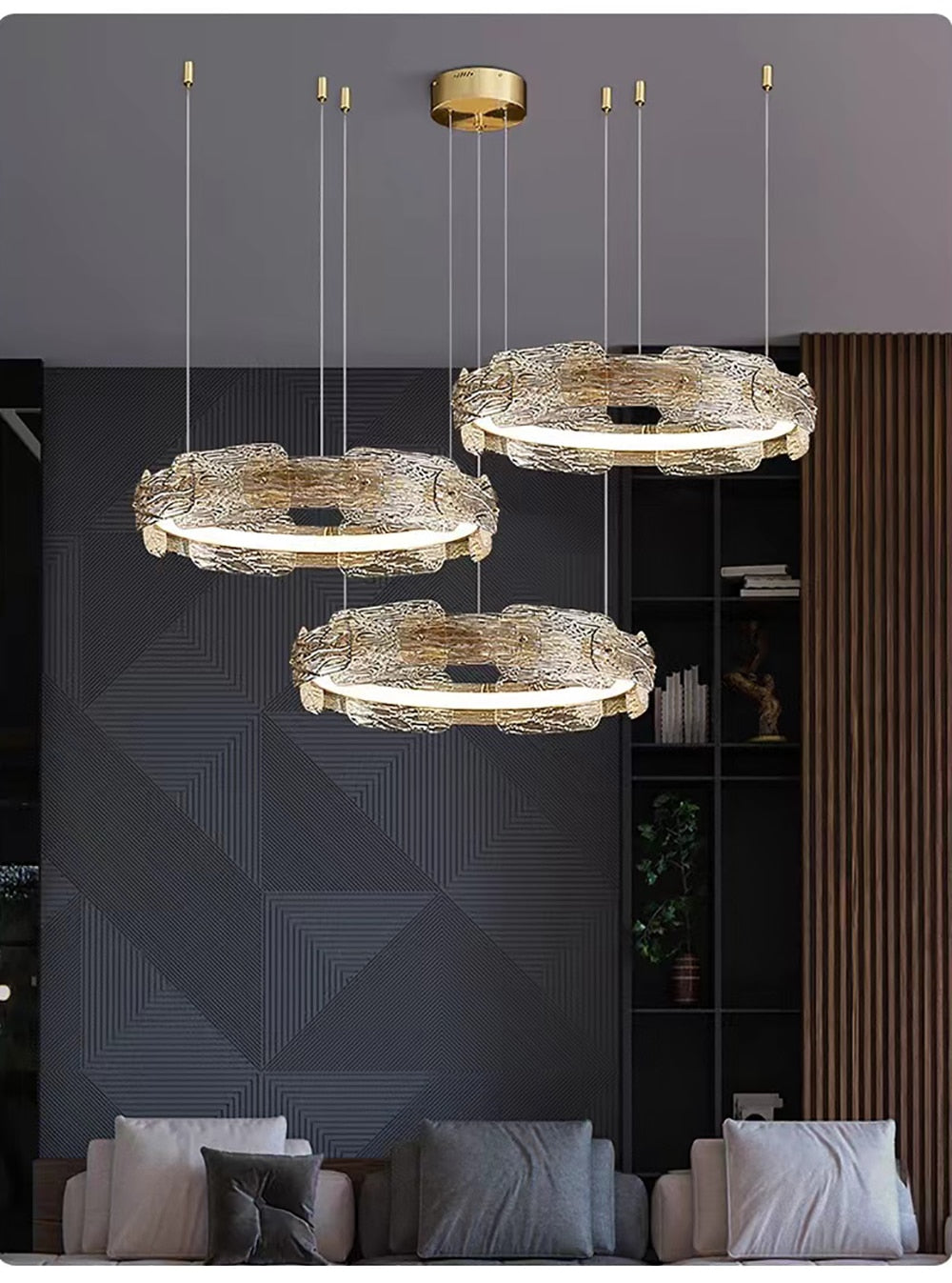 Olga Rounded Crystal Chandelier