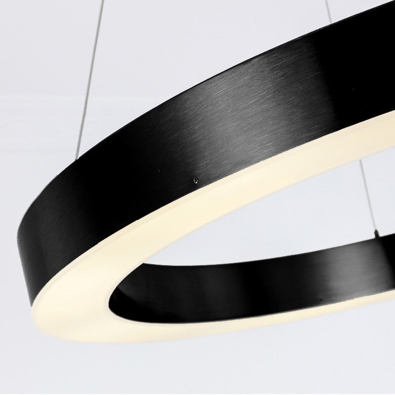 Ylk Bosque Black Ring Chandelier