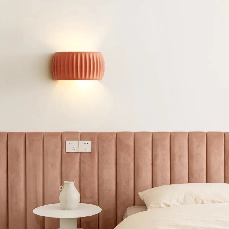 Nordic Cream Minimalist Wall Lamp