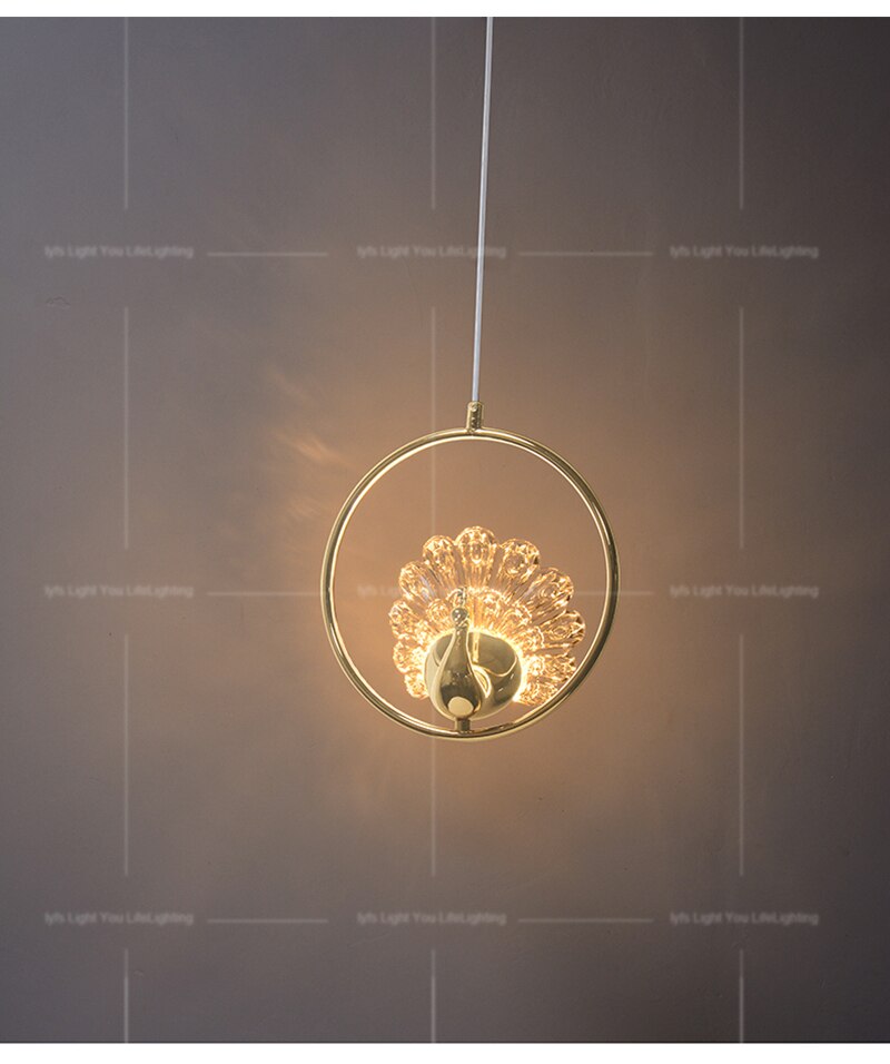 Lyf Peacock Lustre Pendant Light