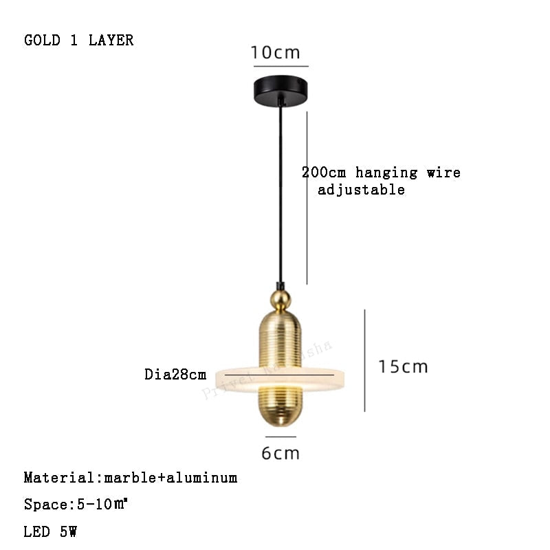 Privet Pendant Light Luxury Fixture