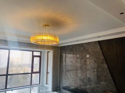 Kolia Art Deco Crystal Glass LED Dimmable Ceiling Chandelier