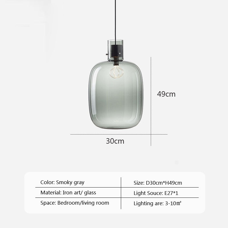 Wad Jar Vintage LED Pendant Light