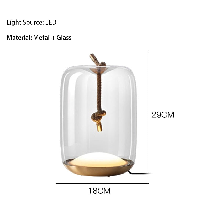 Mak 7-Style Glass Mushroom Lamp