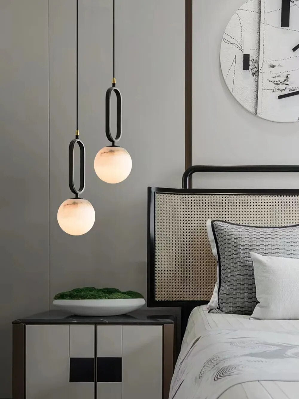 Olga Marble Luxury Hanging Light