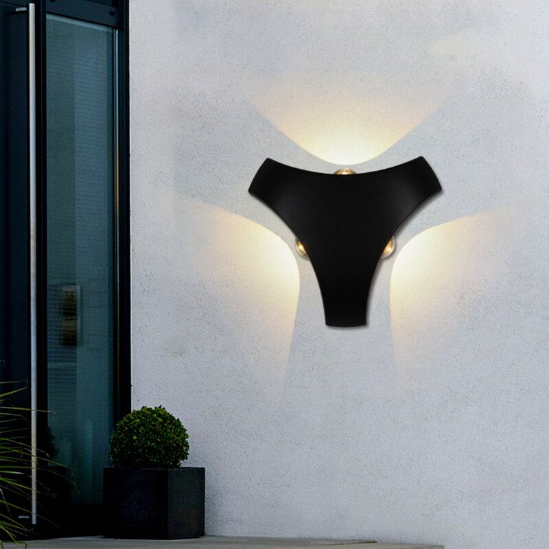 Won Outdoor Waterproof Crossing Sconces