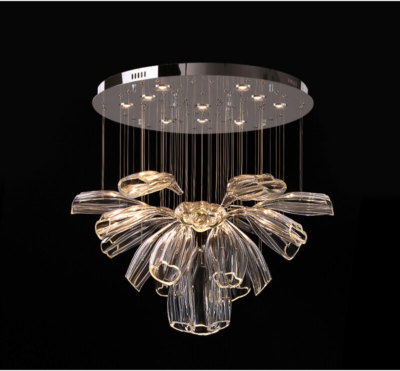 Ylk Luxury Crystal Chandelier Lamp