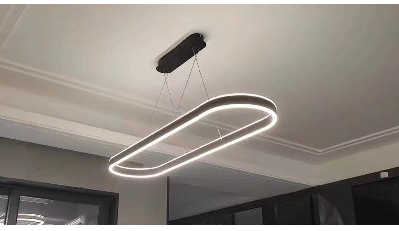Ylk Oval Design Modern Chandelier