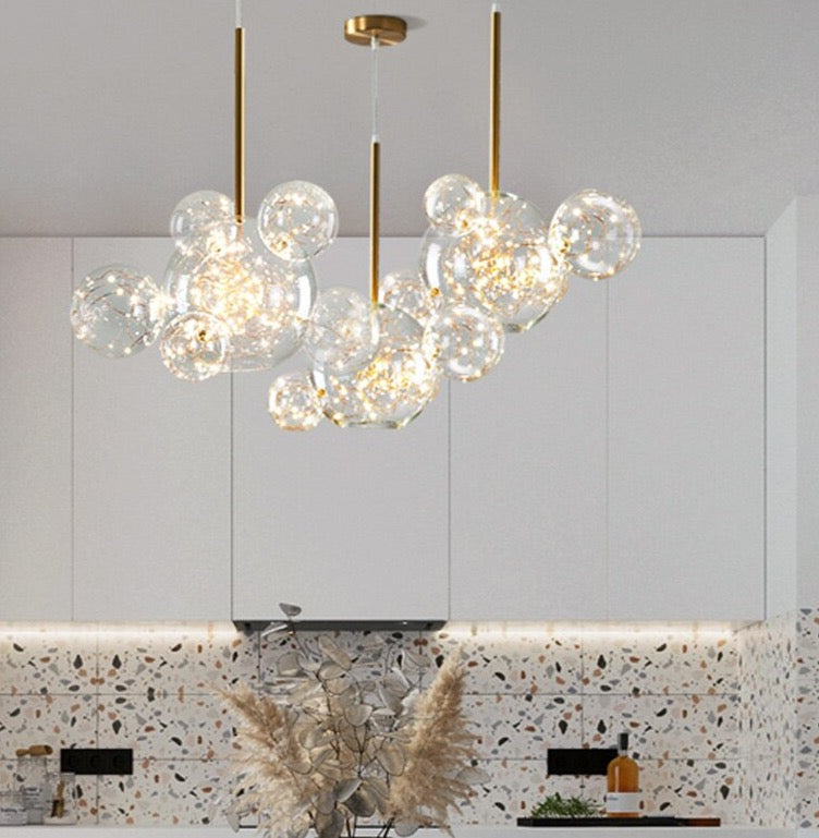 Runa Elegant Glass Pendant Lights