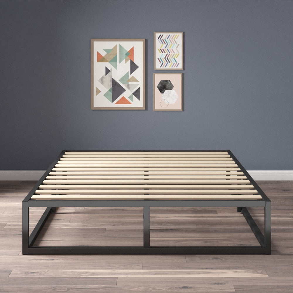Ingvar - Modern Studio Platform Twin Bed Frame Metal Bed Frame