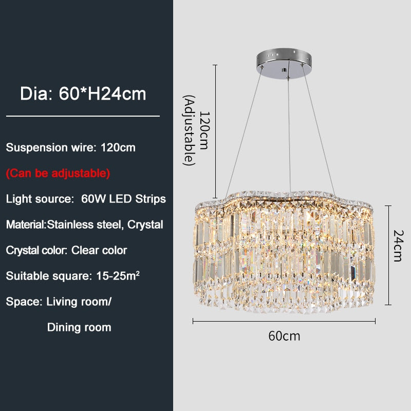 Ylk Torrin Crystal Chandelier