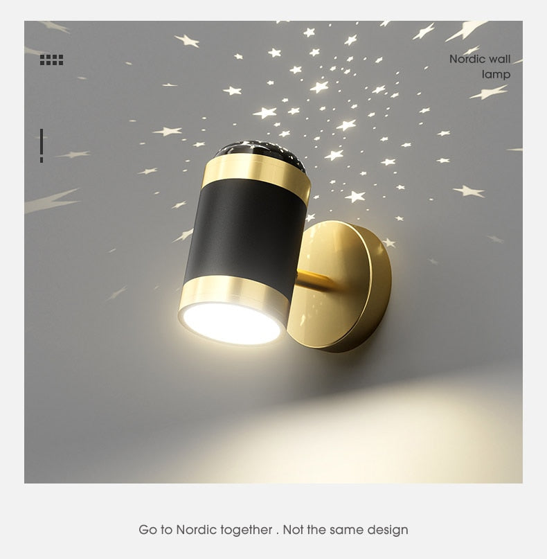 WIN Folding Rotation Stars Sky Wall Light