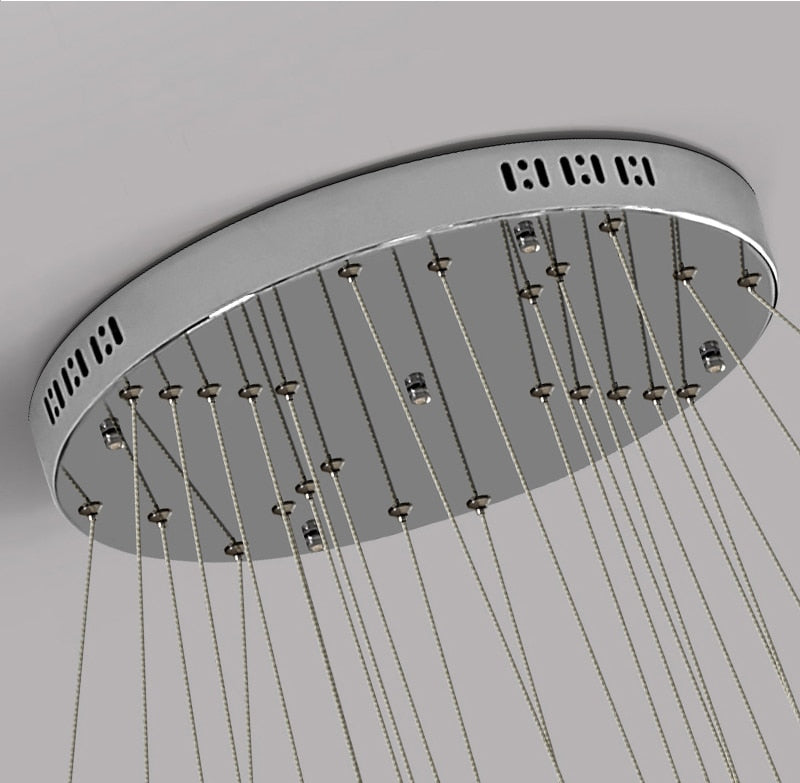 Ylk Famina Long Spiral Chandelier