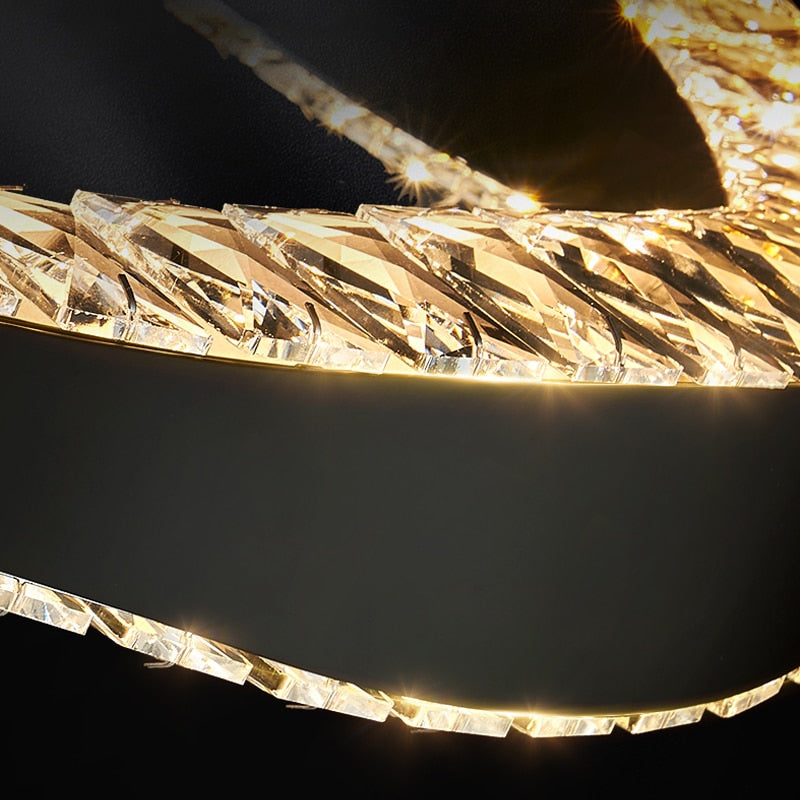 Ylk Modern Crystal Chandelier Fixture