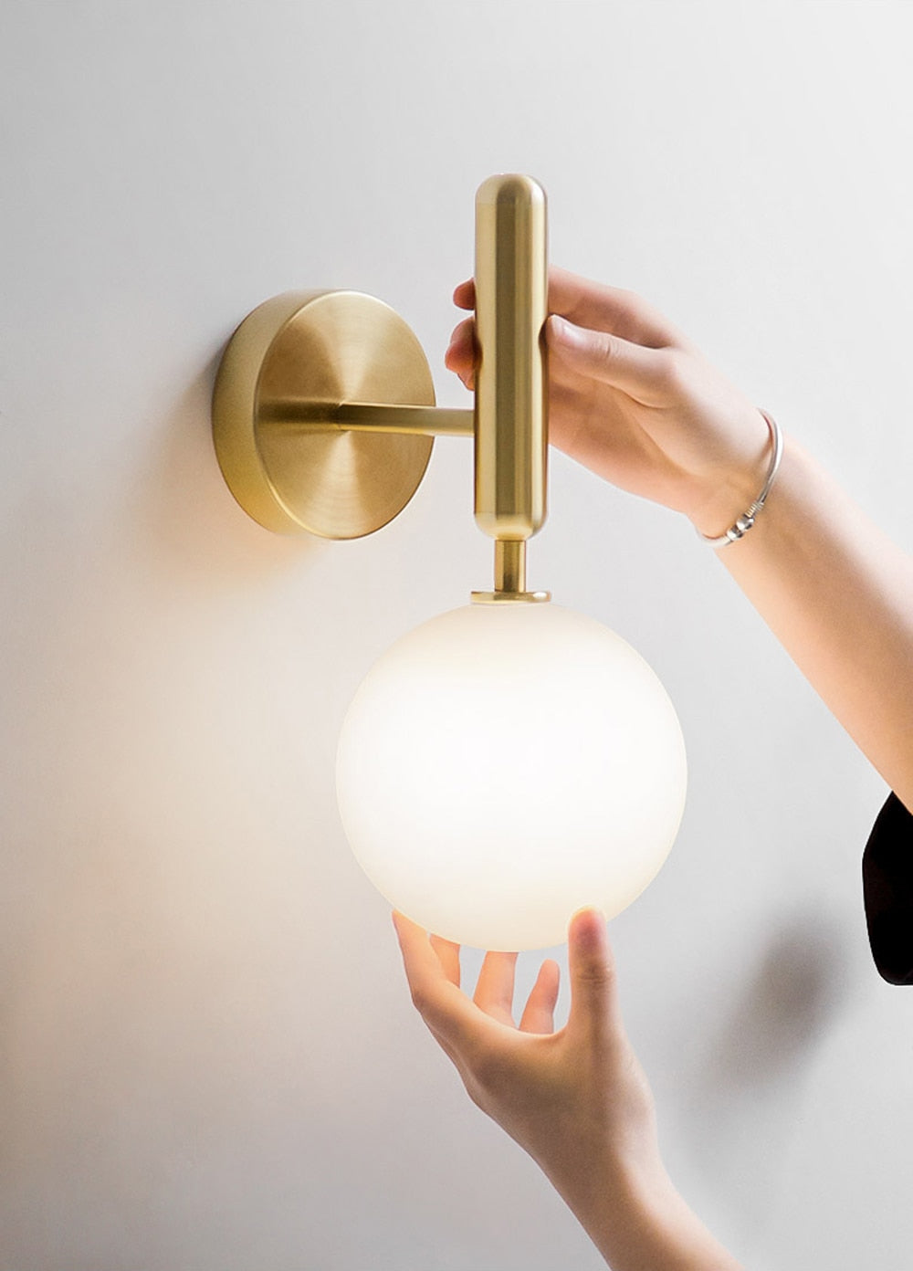 Wad Nordic Glass Balcony Light