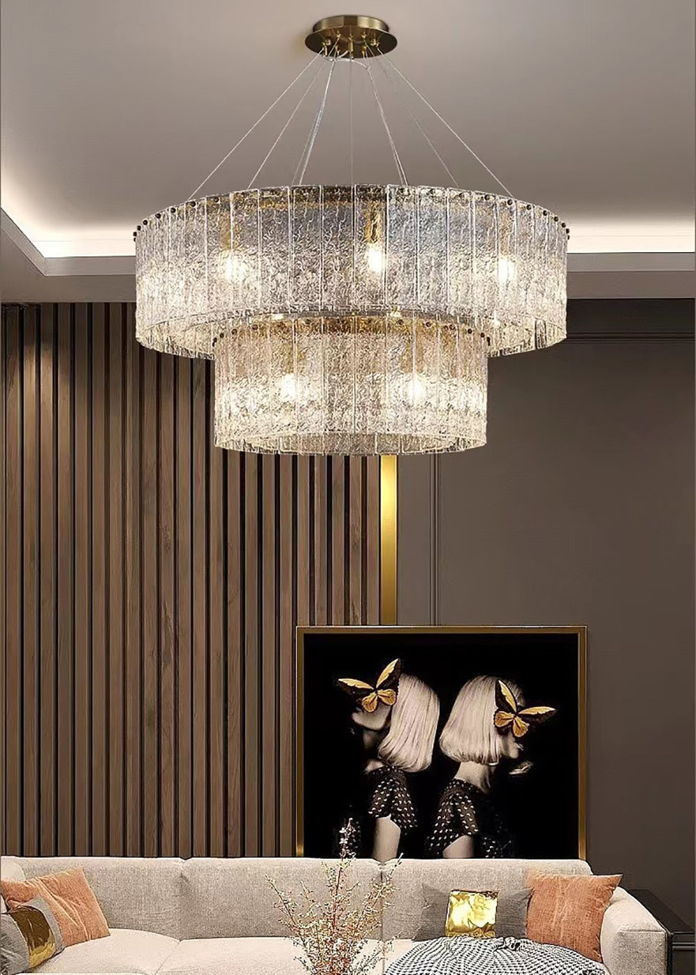 Privet Creative Glass Pendant Lamp