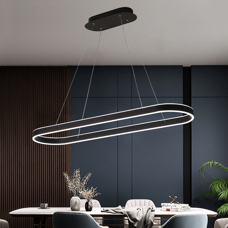 Ylk Oval Design Modern Chandelier