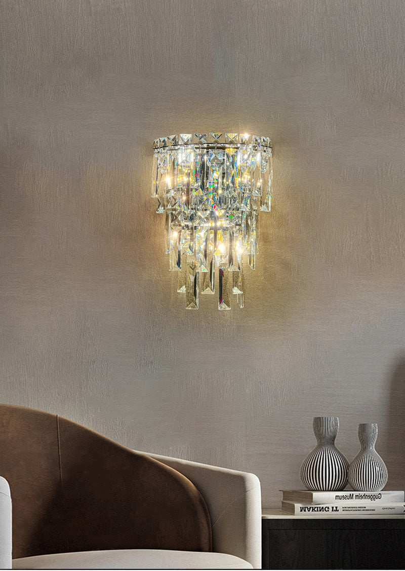 Ylk Tain Luxury Crystal Wall Lamp