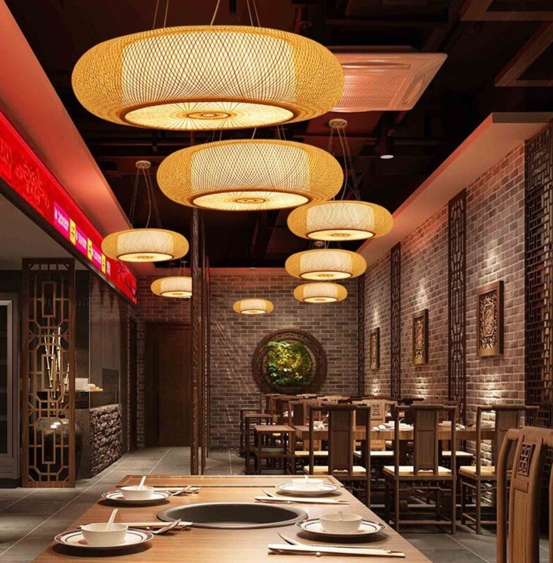 JOY Paroon - Bamboo Pendant Lights for Living Room