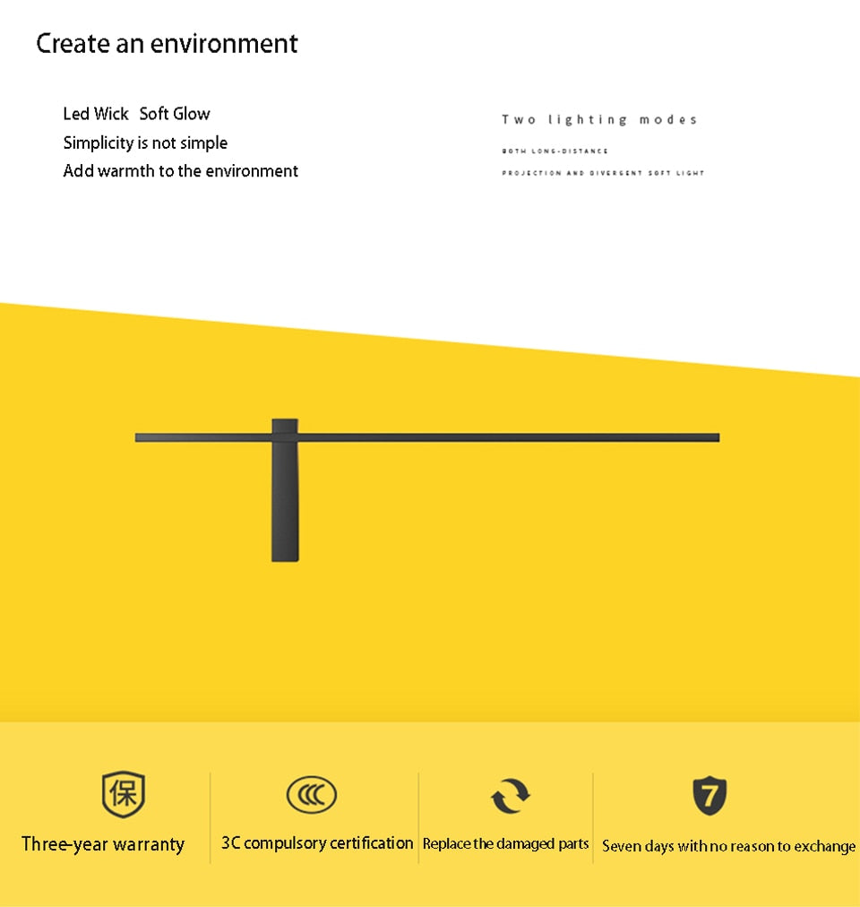 IIS Outdoor Wall Light Long Waterproof IP54 Light Fixture Aluminum