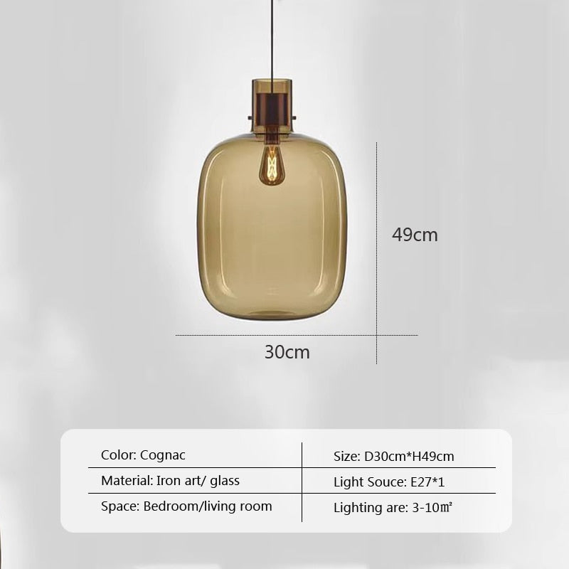 Wad Jar Vintage LED Pendant Light