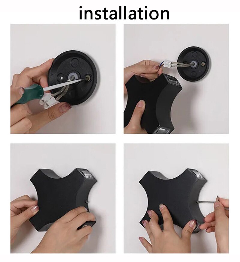 Won Outdoor Waterproof Crossing Sconces